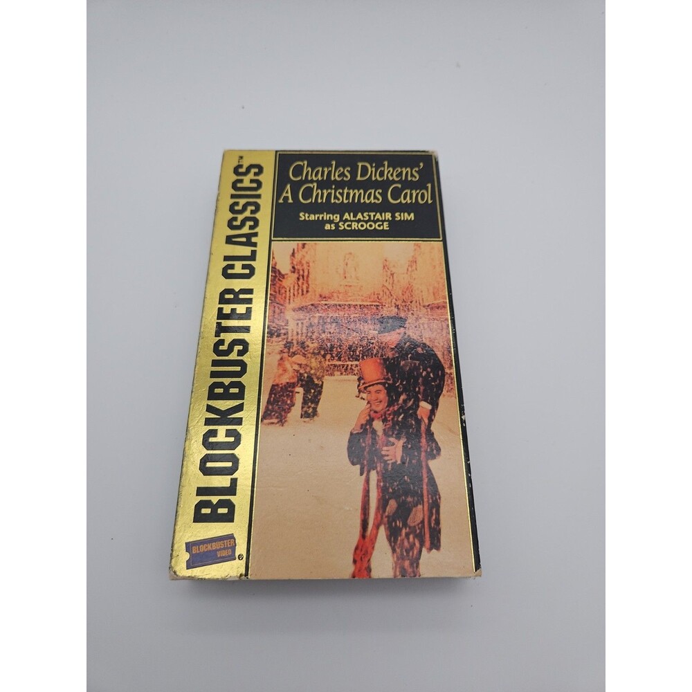 Blockbuster Video Classics Charles Dickens A Christmas Carol 1993 VHS